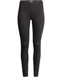 H&M Treggings aus Superstretch - Schwarz