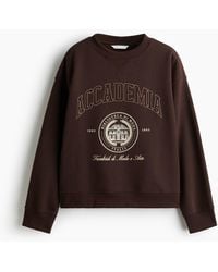 H&M - Sweater Met Tekstmotief - Lyst