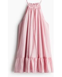 H&M - Ärmelloses Kleid mit Volants - Lyst