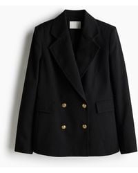 H&M - Double-breasted Blazer - Lyst