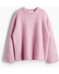 H&M - Oversize-Pullover aus Mohairmix - Lyst
