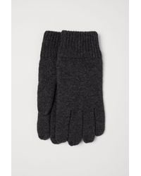 H&M Gants en laine mélangée - Gris