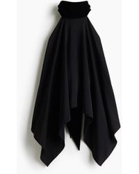 H&M - Top Dos Nu Avec Col Cravate - Lyst