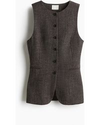 H&M - Long-Gilet - Lyst