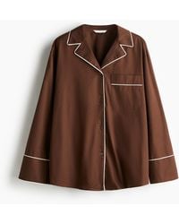 H&M - Leichte Baumwollbluse - Lyst