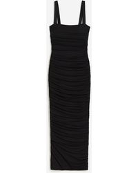H&M - Ruched Sleeveless Maxi Dress - Lyst