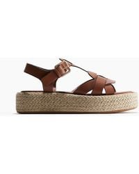 H&M - Espadrille-Plateausandalen - Lyst