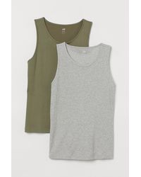 H&M Sleeveless t-shirts for Men - Up to 46% off at Lyst.com
