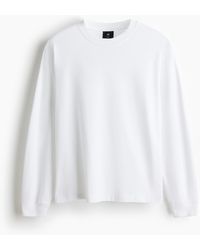 H&M - Langarmshirt aus Jersey in Loose Fit - Lyst