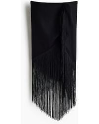 H&M - Tuch mit Fransen - Lyst