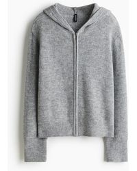 H&M - Capuchonvest Met Ritssluiting - Lyst