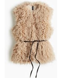 H&M - Flauschige Weste - Lyst
