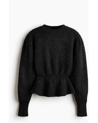 H&M - Pull Péplum - Lyst