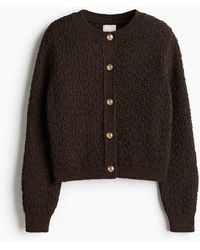 H&M - Structuurgebreid Vest - Lyst