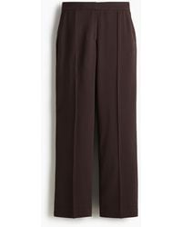 H&M - Hose mit geradem Bein und Bügelfalten - Lyst