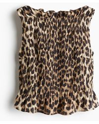 H&M - Gesmoktes Top - Lyst