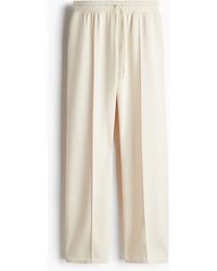 H&M - Superzachte Broek Met Persvouwen Voor - Lyst