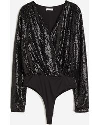H&M - Body À Sequins - Lyst