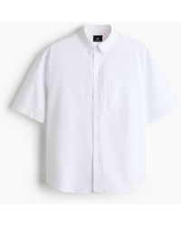 H&M - Oxfordhemd mit Kurzarm in Relaxed Fit - Lyst