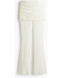 H&M - Pantalon En Dentelle Avec Jupe Superposée - Lyst