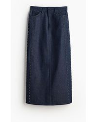 H&M - Rockiegz High Waist Long Skirt - Lyst