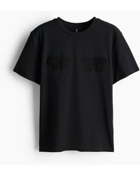 H&M - T-Shirt mit Motiv - Lyst