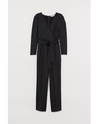 jumpsuit negro h&m