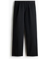 H&M - Elegante Hose aus Baumwolle/Lyocell in Relaxed Fit - Lyst