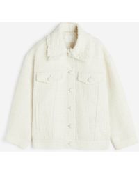 H&M - Jacke aus Strukturstoff - Lyst