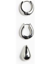 H&M - 3er-Pack Ohrringe - Lyst