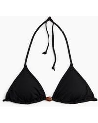 H&M - Wattiertes Triangel-Bikinitop - Lyst