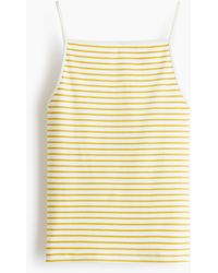 H&M - Geribde Straptop - Lyst