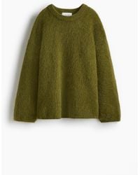 H&M - Oversize-Pullover aus Mohairmix - Lyst