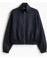H&M - Fijngeribd Trackjacket - Lyst