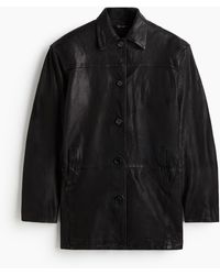 H&M - Leren Jas - Lyst