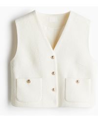 H&M - Bouclé-Gilet - Lyst