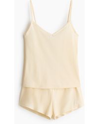 H&M - Pyjama Van Pointelletricot - Lyst