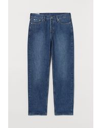 H&M Relaxed Selvedge Jeans - Blue