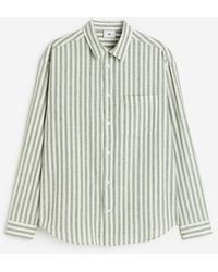 H&M - Hemd aus Leinenmix Relaxed Fit - Lyst