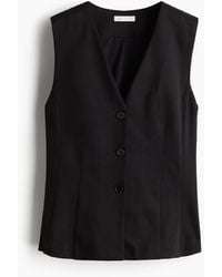 H&M - Gilet mit Peplum - Lyst