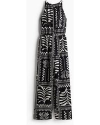 H&M - Jumpsuit Van Structuurtricot - Lyst