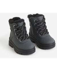 H&M - Bottines Imperméables À Lacets - Lyst