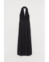 H&M Lange Halterjurk - Zwart