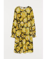 H&M Mama Jurk Met Smokwerk - Zwart