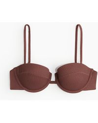 H&M - Padded balconette bikini top - Lyst
