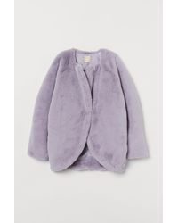 H&M Jasje Van Imitatiebont - Paars