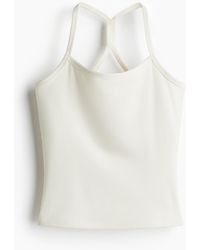 H&M - Top de sport à bretelles fines SoftMoveTM - Lyst