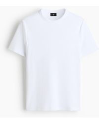 H&M - Geribd T-shirt - Lyst