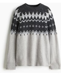 H&M - Pullover in Jacquardstrick - Lyst