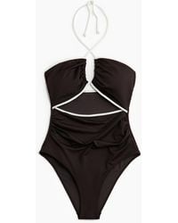 H&M - Cutout-badpak Met Padded Cups - Lyst